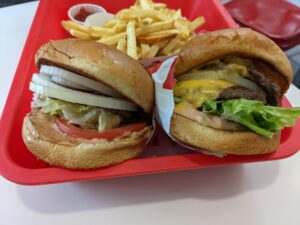 In-N-Out Burgerのハンバーガー