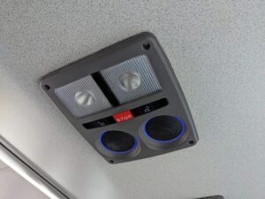 天井の降車ボタン