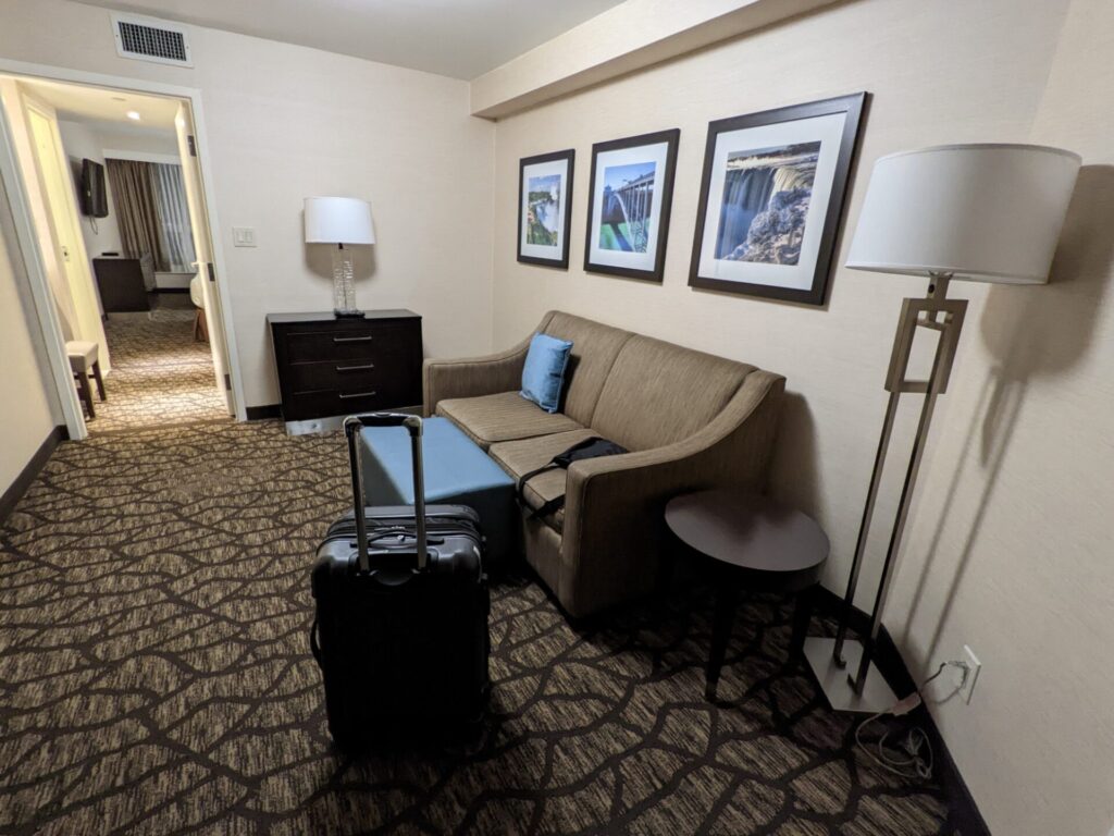 Embassy Suites by Hilton Niagara Falls Fallsviewのリビング